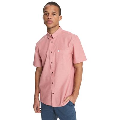Kurzarmhemd QUIKSILVER "Drumfins", Herren, Gr. M, desert sand, Obermaterial: 100% Baumwolle., Hemden