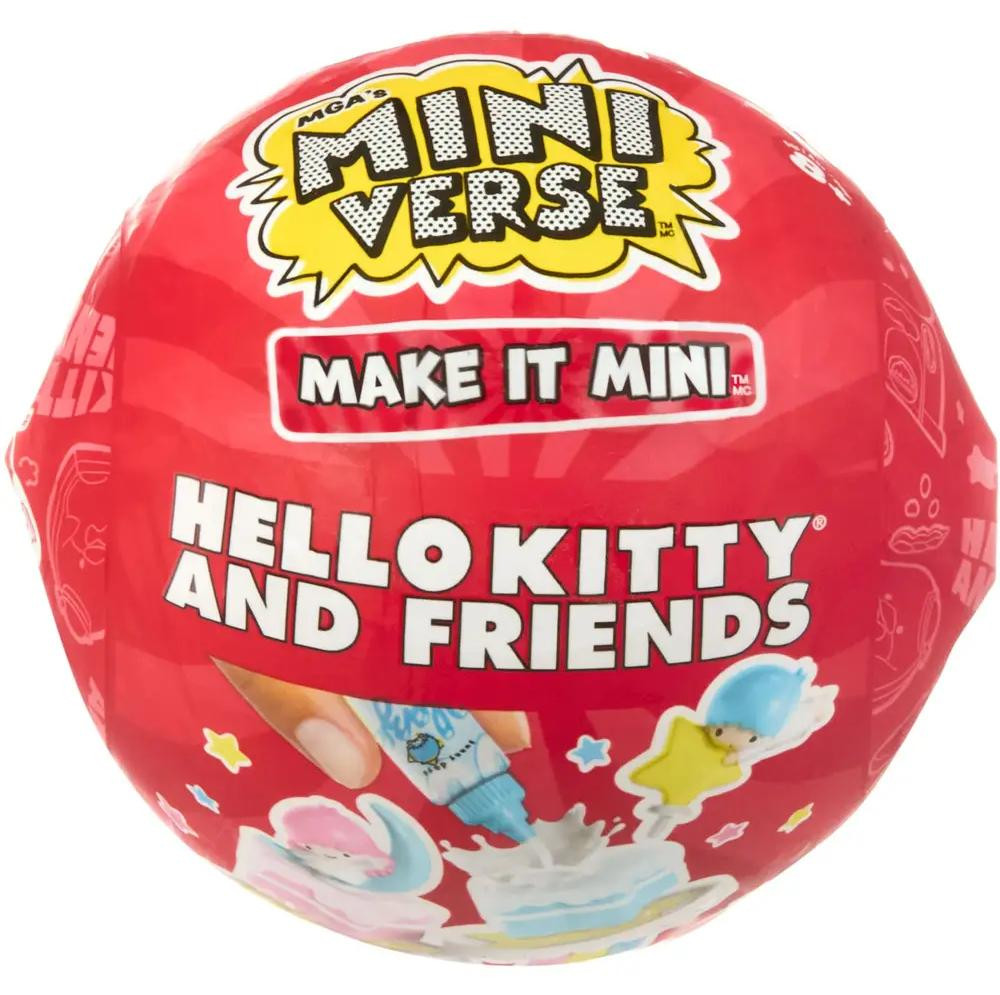 MGA Miniverse Make It Mini Sanrio Hello Kitty Serie 4 Meerkleurig