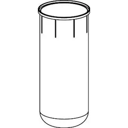 Hansgrohe XtraStoris Becher für WC-Bürste chrom, 87732000 87732000
