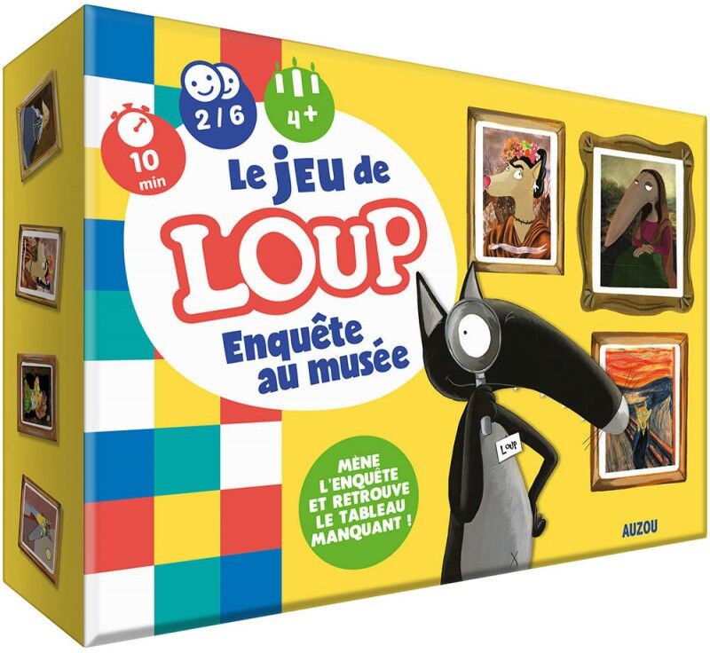 Jeu du Loup : Enquête au musée - Auzou