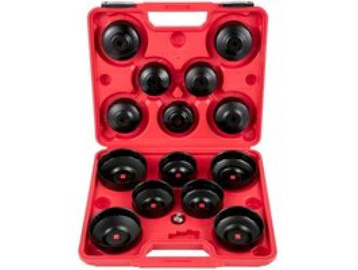 VEVOR Ölfilter-Steckschlüsselsatz, 14-teiliges Ölfilterschlüssel-Set, Robuster Ölfilter-Steckschlüsselsatz aus Stahl, 3/8 Zoll Ölfilter-Steckschlüsselsatz, Ölfilter-Steckschlüsselsatz