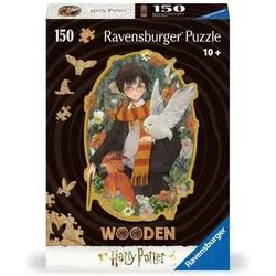 Ravensburger Puzzle - WOODEN Puzzle 12001458 - Harry Potter - 150 Teile Kontur-Holzpuzzle