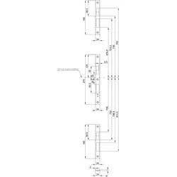 MSL, Türgriff + Türgarnitur, U-Schliessbleche B-24421 (Schliessblech)