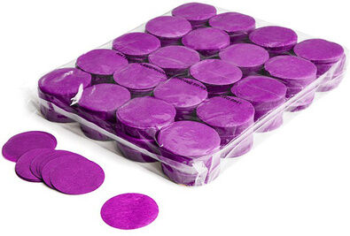 Magic FX Confetti round Ø 55mm Purple Violett