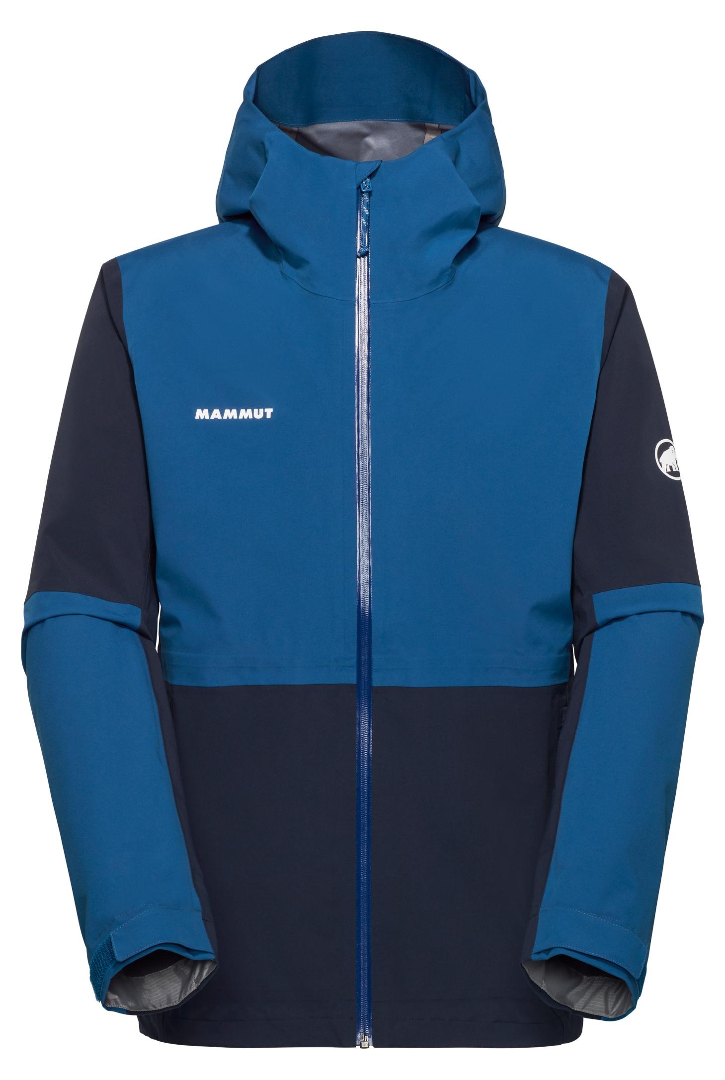 MAMMUT Linard Guide HS Herren Jacke mit Kapuze blau XL