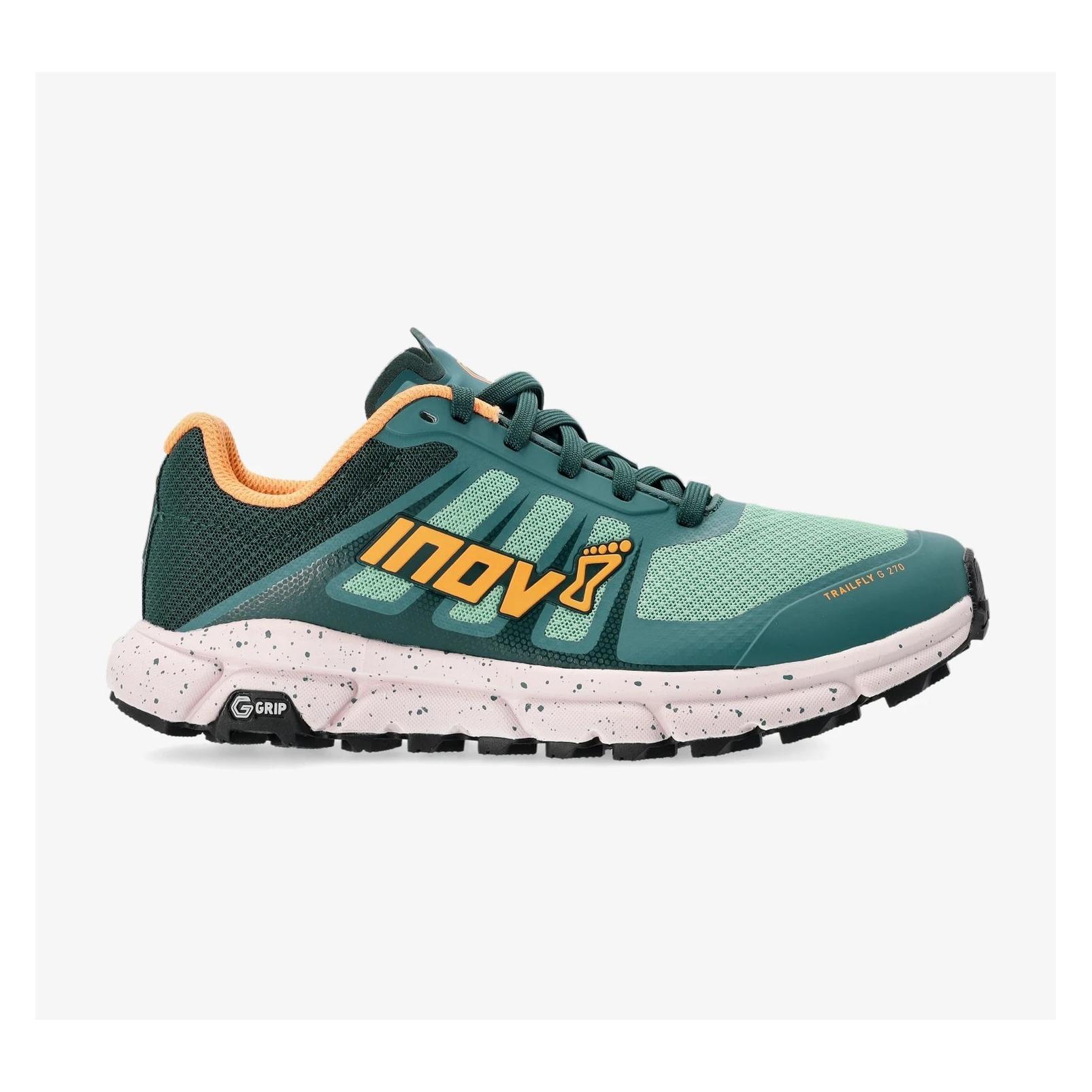 No Name Inov-8 TrailFly G 270 V2 Damen Trail Schuhe - pine/peach (38) (410042)