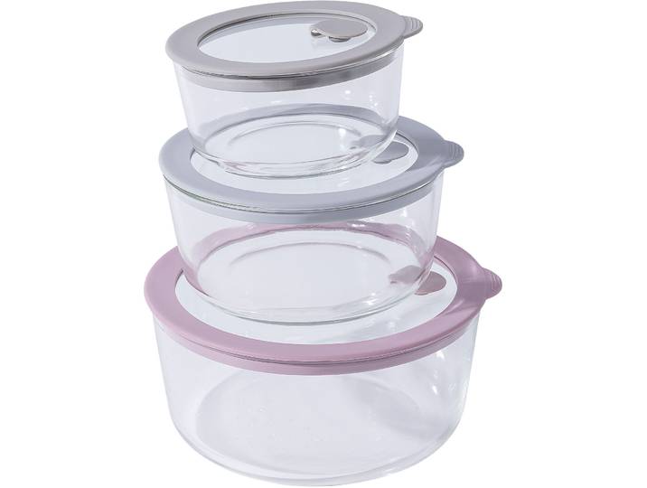 Vorratsdose Dana Transparent Glas/Kunststoff 1.65 l - Material: Glas/Silikon - Vorratsdose