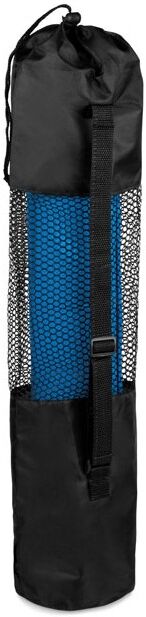 Tapis de yoga personnalisable avec pochette YOGI bleu
