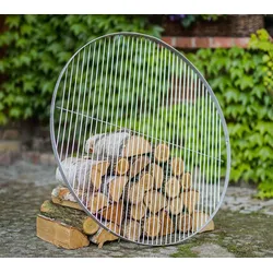 CookKing Edelstahl Grillrost 70 | Zubehör für Schwenkgrill | Ø 70 cm - Silber