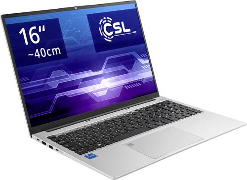 CSL Computer Notebook CSL R'Evolve C16 40.6cm (16 Zoll) WUXGA Intel Core i5 32GB RAM 1000GB SSD Deutsch, QWERTZ Grau 92685