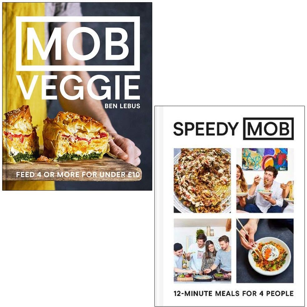 Speedy MOB & MOB Veggie By Ben Lebus 2 Books Collection Set - Non Fiction – Hardback HarperCollins Publishers