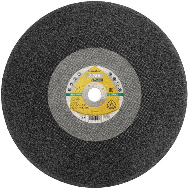 Grand disque de coupe Klingspor A 24 R300 x 3 x 30 mm plat (13524)