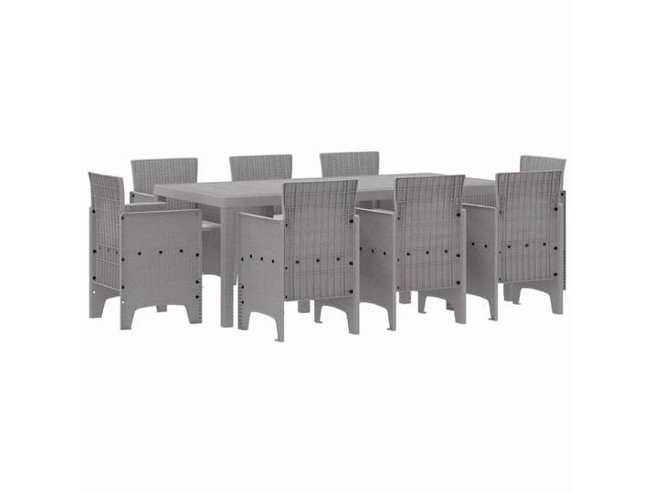VidaXL - Essens draußen polypropylen, One Size, Silber