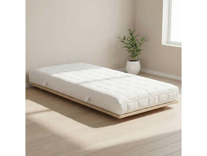 Matelas en gel Ortho-Dynamic 90 x 190cm Réversible D2/D3 Toile double Blanc