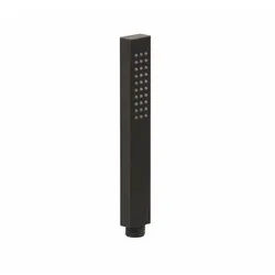 Herzbach Deep Black Stabhandbrause 36.677500.1.12 aus Messing, schwarz matt