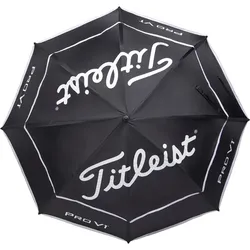 Titleist Golfschirm Tour Double, schwarz/weiss