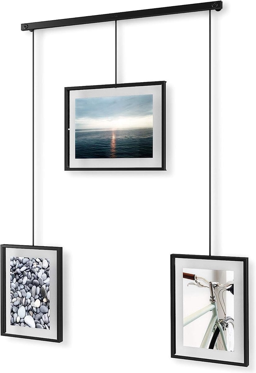 Exhibit fotolijst van staal in het zwart