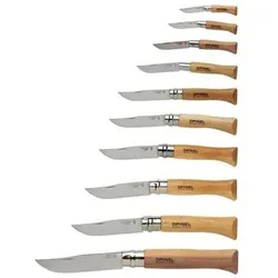Opinel 001311 Messerset Edelstahl 10 Stück, Küchenmesser, Silber