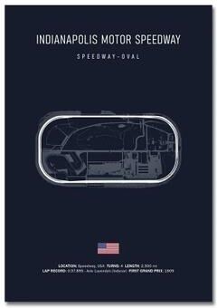 Uplifted Finds Grand Prix Circuit Series   F1 Track Canvas Wall Art   Executive Motorsport & Studio Sanctuary Decor cj54968 30 X 40 Cm Unframe