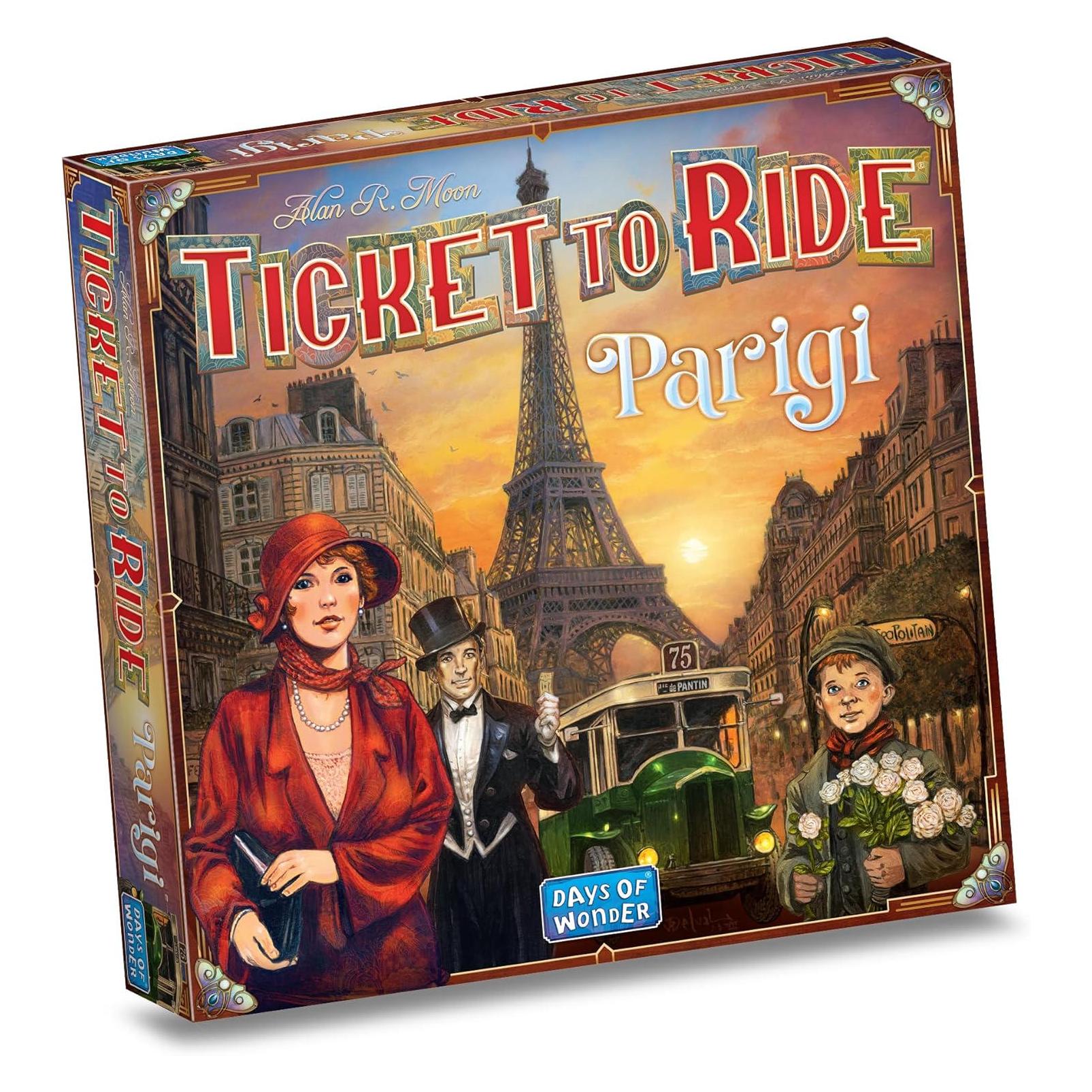 Asmodée Ticket To Ride Paris (Italienisch, 2 - 4 Spieler) (8537)