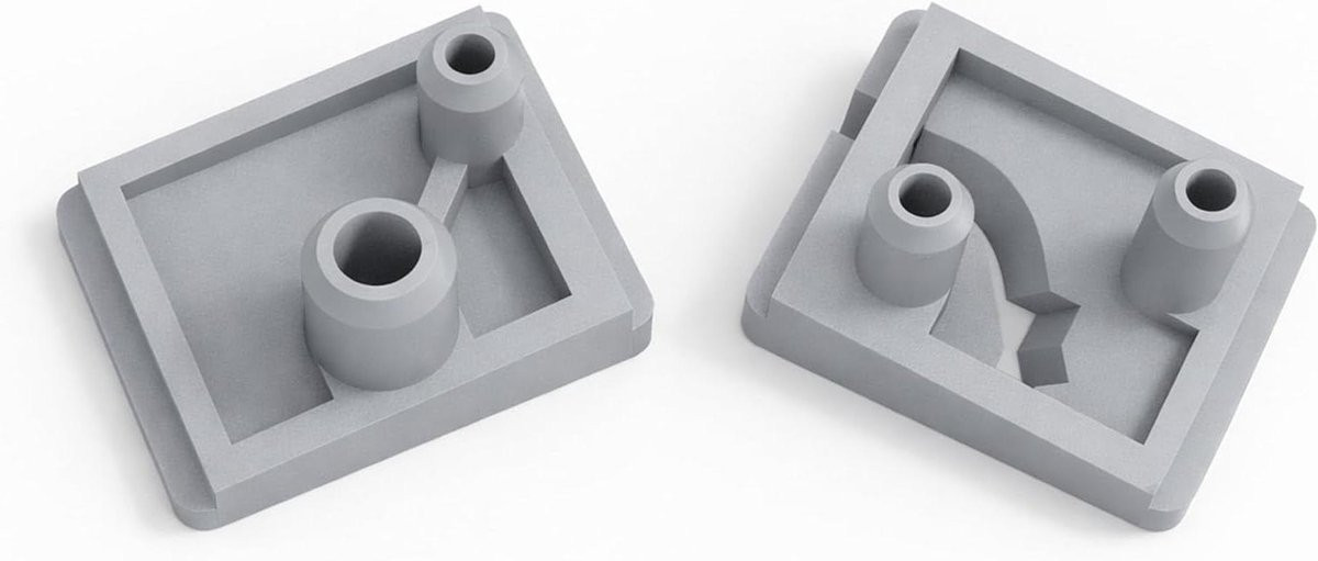 Wit Rolgordijn Beugels voor Dakvenster - Reparatie Onderdelen voor Gereedschapsloze Montage - 24 x 30 mm
