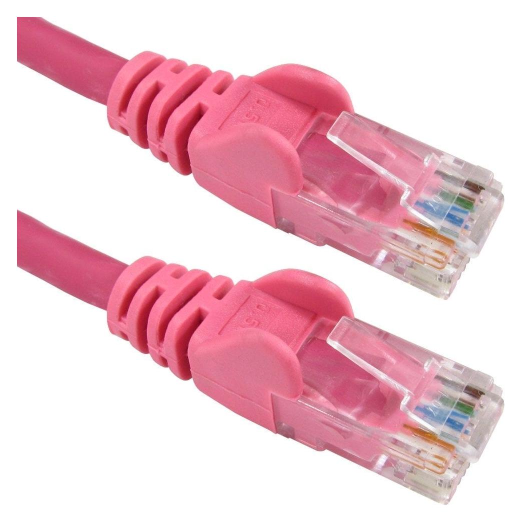 Cables Direct CDL 3m Gigabit Networking - Pink (3 m) (99LHT6-603P)