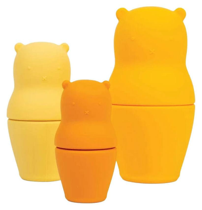 Bigjigs Toys Nestelberen siliconen stapelspel duurzaam bijtspeelgoed