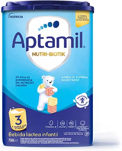 Milupa Aptamil Nutri-Biotik 3 Bebida de Leche Infantil 12M+ 750g
