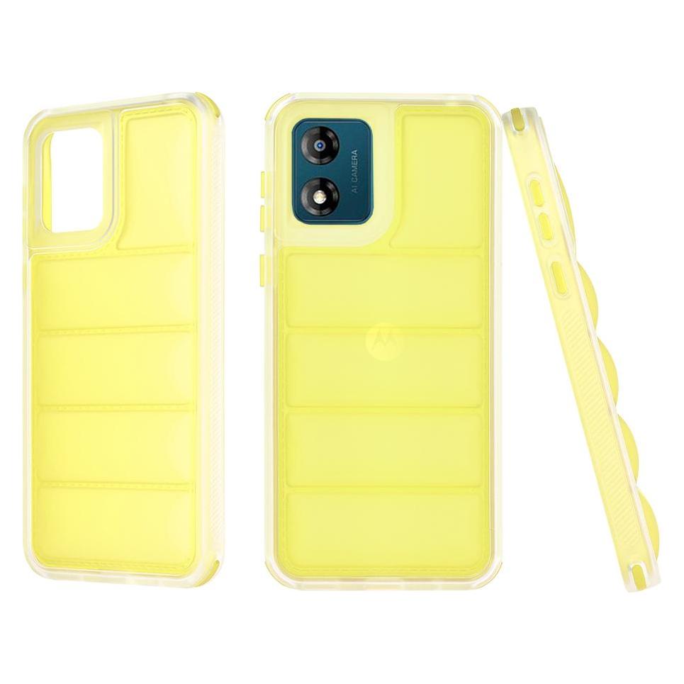 Techsuit - Wave Shield - Motorola Moto E13 - Yellow (Motorola Moto E13) (56350259)
