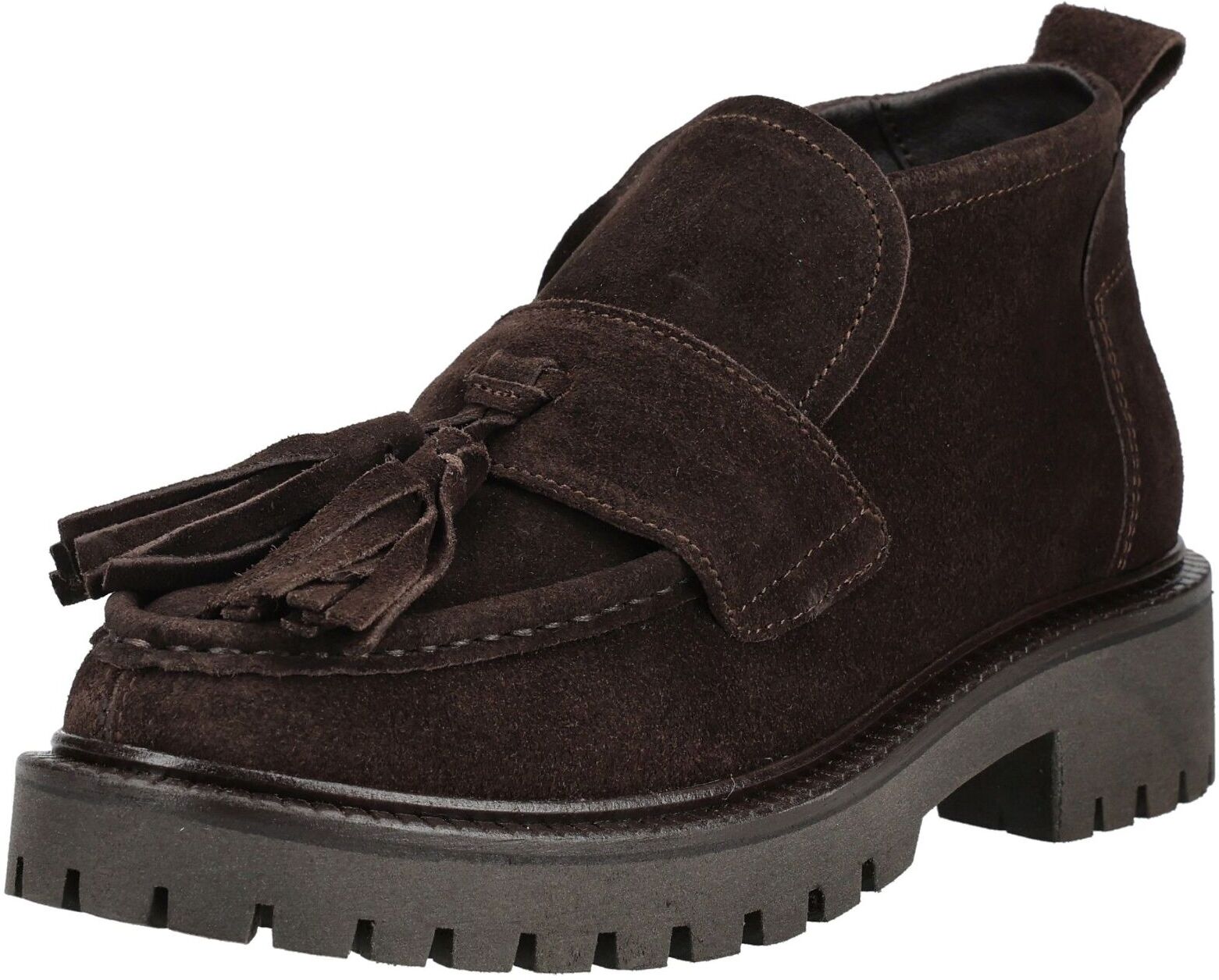 Ankleboots MARC O'POLO "Marc O'Polo Stiefelette Leder", Damen, Gr. 39, braun (kaffee), Leder, Schuhe Ankleboots