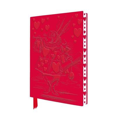 Exquisit Premium Notizbuch DIN A5: Alice im Wunderland – Weißer Hase