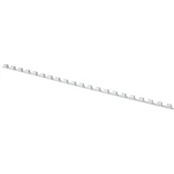 Spiralbinderücken, 6mm, 21 Ringe, 100 Stück, weiß Q-CONNECT KF24017