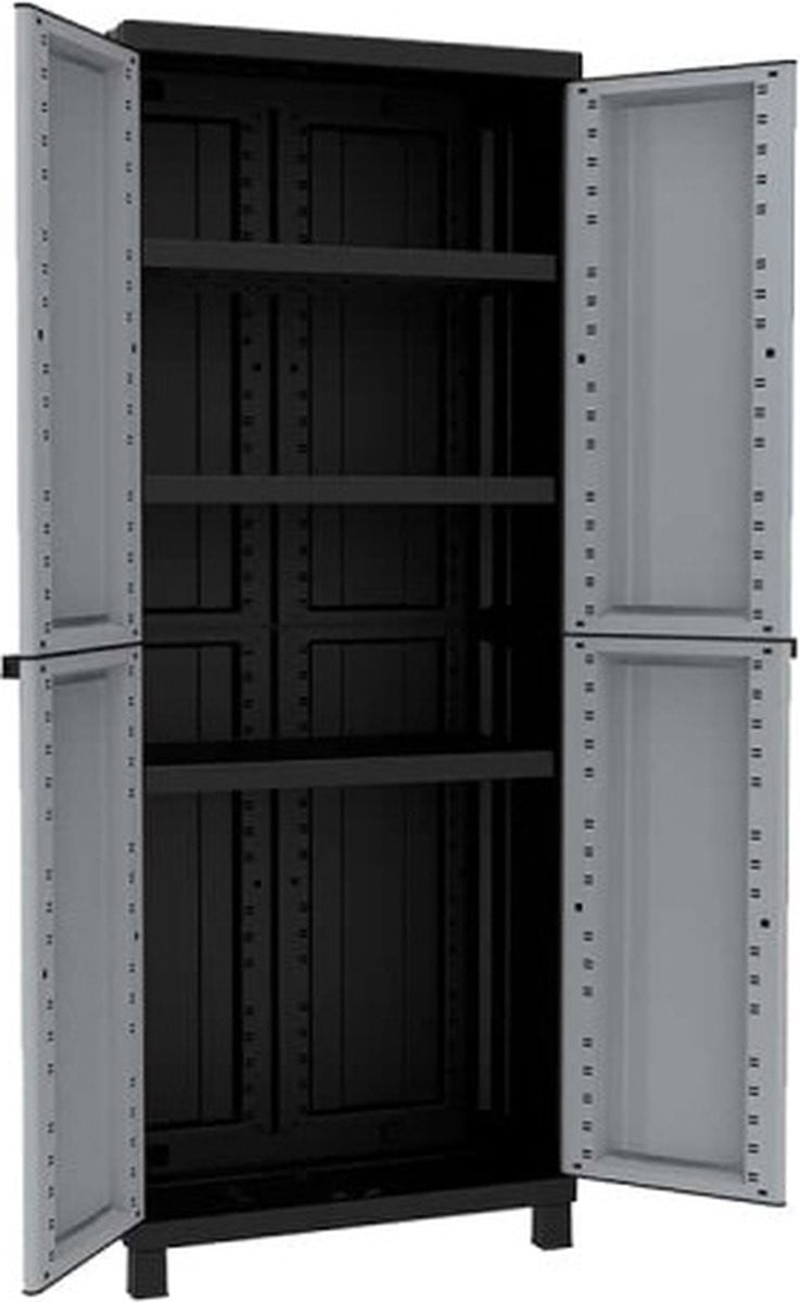 Kast met 2 deuren EDM TWISTBLACK 2680