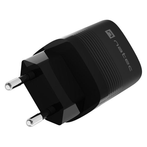 Genesis NATEC ŁADOWARKA RIBERA GAN 1X USB-A + 1X USB-C 30W CZARNA NUC-2141 (30 W, 2 Ports) (NUC-2141)