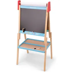 New Classic Toys Blackboard - Magnetisches Whiteboard - Kreidetafel - Inklusive Kreiden, Marker, Wischer und