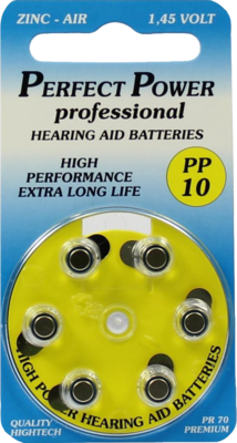 Vielstedter Elektronik BATTERIEN f.Hörgeräte Power PP10 6 St 04877326