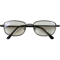 Lesebrille mit Titanrahmen - Scharfes & komfortables Lesen für Arbeit & Alltag - Klassisches Design Schwarz - Sehstärke +2.00 Dioptrien