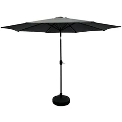 BIG Möbel GmbH Verona | Mittelstock-Sonnenschirm Ø 3 m | Grau