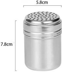 Quick Pick Pro Stainless Steel Spice Jar With Rotating Lid Salt And Pepper Shaker Seasoning Container m single Use