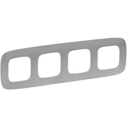 Legrand 754394 Valena Allure 4-Fach Rahmen Aluminium
