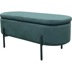 byLIVING Bank NOVA, Breite 95 cm, dunkelgrün
