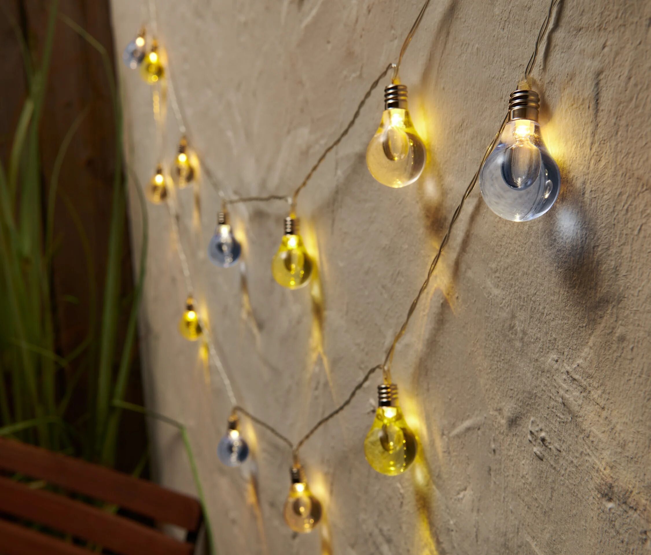 Tchibo - LED-Lichterkette - beige