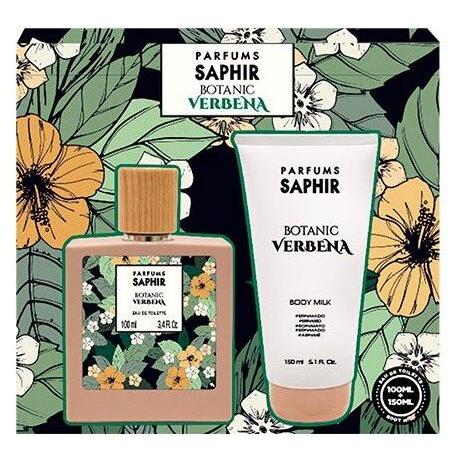 Saphir Botanic Of Verbena Edt Spray 100 ml + Body 150 ml Sets (Körperpflegeset, Parfum Set) (OTHER)
