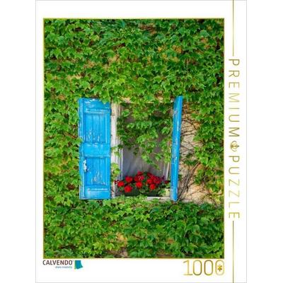 CALVENDO Puzzle Fenster in Bonnieux | 1000 Teile Lege-Größe 64x48cm Foto-Puzzle für glückliche Stunden