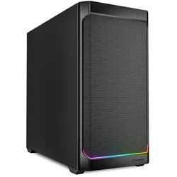 Sharkoon PC Gehäuse MK4 RGB Strip Black Micro-ATX schwarz