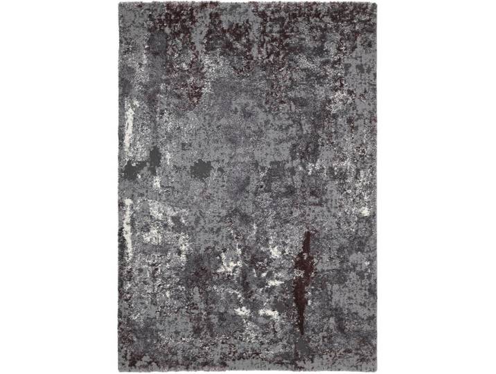 Webteppich Aubergine/Beige Timeline Quantum 80x150 cm Aubergine, Beige 80/150 cm