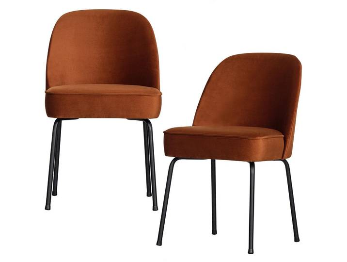 Stuhl-Set Vogue Rostfarben B: 50cm