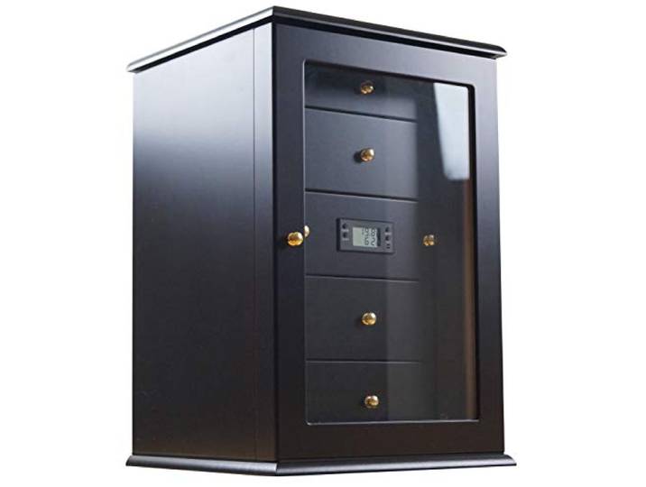 GERMANUS Schrank Humidor, Viadrus, Schwarz