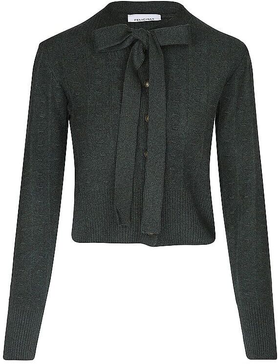 FELICITAS Trachtenstrickjacke CORDULA dunkelgrün   XS XS