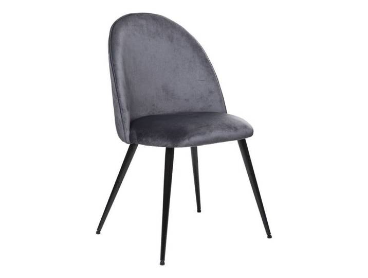 Chaise velours  Slano  Atmosphera - Gris